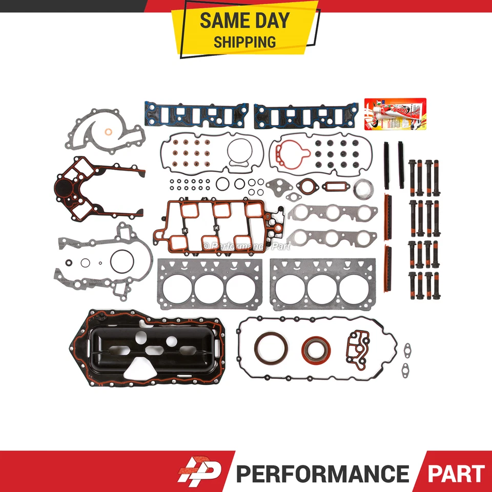 Juego completo de juntas pernos de cabeza para 95-03 Chevy Buick Oldsmobile Pontiac 3.8 Foto 1 de 4