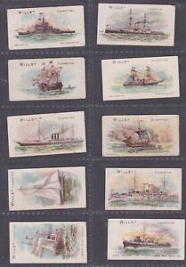 14 cards by Will's SHIPS (brownish back) 1897 Cat £350