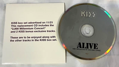 Kiss “2000 Millennium Concert” Replacement CD Best Buy Promotion 17 Track RARE - Image 1 of 4
