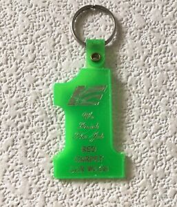 Porte-clés vintage TAPIS ROUGE LAVAGE DE VOITURE porte-clés « Nous finissons le travail » #1
