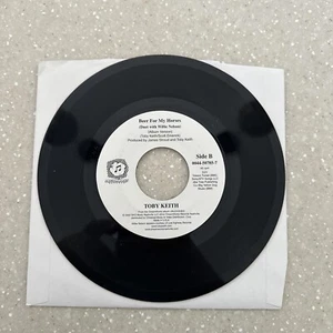 Toby Keith " Rock You Baby / Beer for My Horses W/ Willie Nelson " 45 vinyl - Picture 1 of 2