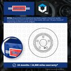 2x Brake Discs Pair Solid fits MERCEDES A180 W176 1.6 Rear 12 to 18 M270.910 Set