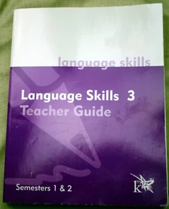K12, Inc (Stride) 2006 tp LANGUAGE SKILLS 3 TEACHER'S GUIDE Semesters 1-2 - Picture 1 of 4