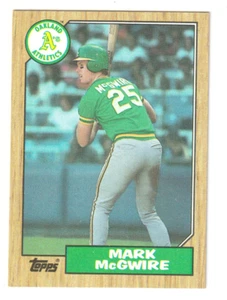 1987 Topps #366 Mark McGwire - Oakland A's - Picture 1 of 2