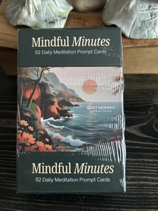 Neu im Karton Quiet Moment Creations Achtsame Minuten 52 tägliche Meditationen Aufforderungskarten - Bild 1 von 4