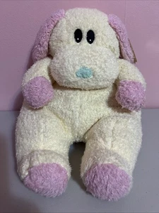 Ty Baby Plüschkissen Pals Hund gelb Welpe Hund klappert 1999 Stofftier - Bild 1 von 5
