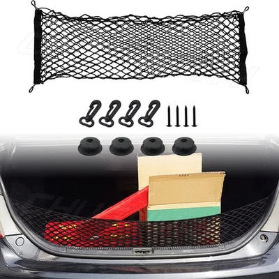 Rear Trunk Envelope Style Mesh Web Cargo Net for DODGE CHALLENGER 2008-2023 New — 第 1/4 张图片