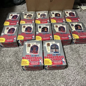 1 Box 1989 NBA Hoops Series 2, 36 Sealed Packs 1st Yr Robinson SP RC KERR Jordan - Picture 1 of 4