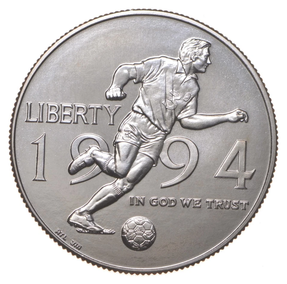 1994-D Unc World Cup Soccer Commemorative Half Dollar *9169 - Image 1 of 3