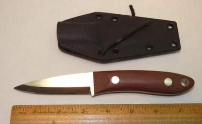 Cuchillo de hoja fija de caza Bushcraft Northwest CELILO con funda Kydex Foto 1 de 4