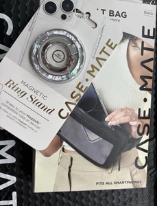 Sac ceinture Case-Mate noir pour la plupart des téléphones portables et bague de téléphone - Photo 1 sur 8