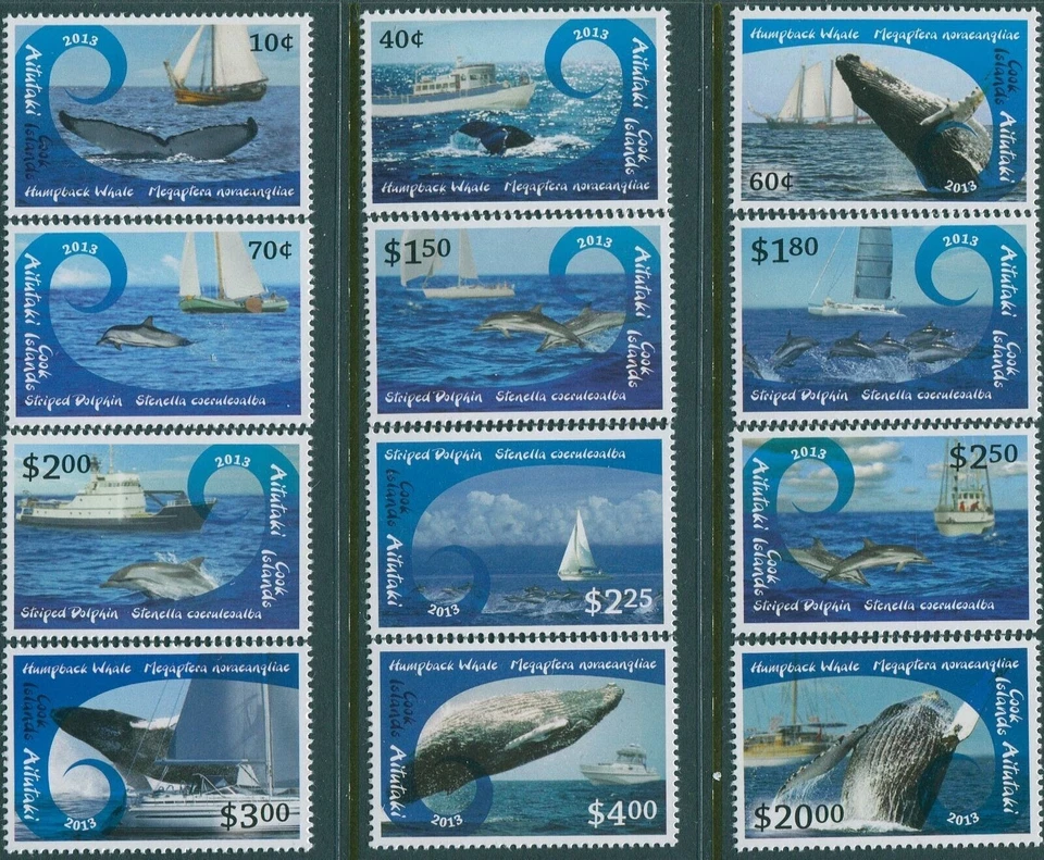 Aitutaki 2012 SG778-801 Ballenas Delfines Barcos Set MNH Foto 1 de 1