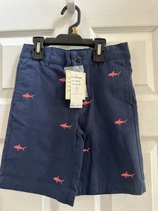 NWT! Boys Eland Size 5 Shark Summer Shorts - Picture 1 of 3
