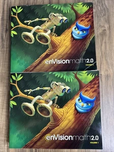 EnVision Math Grade 1 Package Volumes 1 & 2 Common Core 2016 Workbook Bundle - Picture 1 of 15