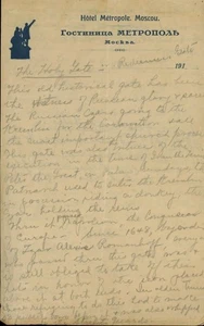1910-1913 PENCIL NOTES OF A VISITOR TO CZARIST MOSCOW pre-World War I - Picture 1 of 8