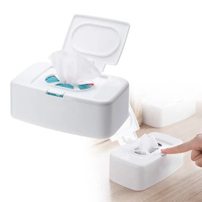 Wet Tissue Box Wipe Dispenser Wipes Napkin Storage Box Holder Portable Home NEW