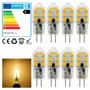 10x LED Leuchtmittel G4 5W 2835 Birne Lampe Stiftsockel NO Warmweiß 12V Dimmbar - Bild 1 von 10