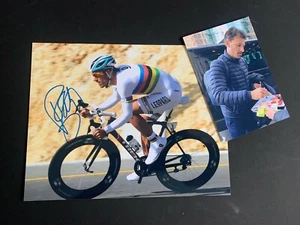 FABIAN CANCELLARA 2x Campione Olimpico Ciclismo foto firmata 20x25 di persona - Foto 1 di 1