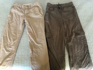 Lot of 2 Boy Pants Size 8 and 10 - Picture 1 of 12