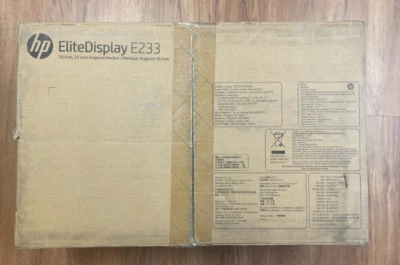 New Sealed HP EliteDisplay E233 23" LED Backlit MONITOR 1FH46A8 - Image 1 of 3