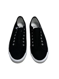 Hurley Damengröße 7 Chloe Slipper Canvas Sneaker Schuhe, schwarz - Bild 1 von 8