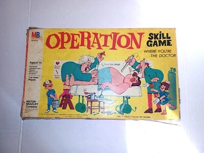 Vintage 1965 Operation Game Smoking Doctor Milton Bradley - Image 1 of 4