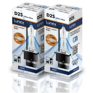 2 x LUNEX XENON D2S LAMPADINE compatibile con Osram, Philips 6000K HID - Picture 1 of 1