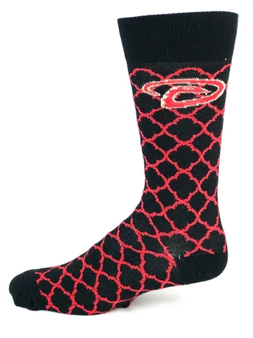 Arizona Diamondbacks Red & Black Quatrefoil Design Crew Socks Cover