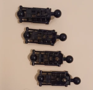 Lot 4 Lego 47297 parts Black Bionicle Toa Metru Leg Lower Section Legos create - Picture 1 of 3