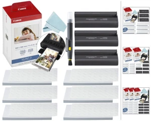 Canon KP-108IN Color Ink/Paper Set Lot SELPHY 910 CP1500 CP1300 CP1200 Value Kit - Picture 1 of 9