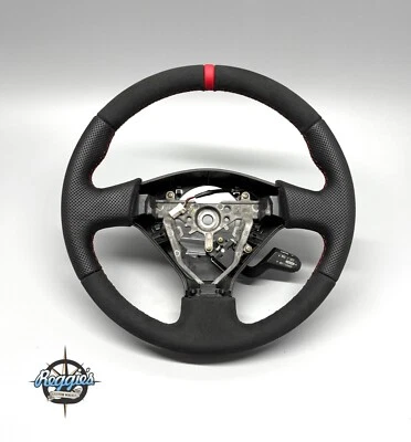 Subaru Impreza WRX STI GD Steering wheel custom made ! Reupholstered ! - Image 1 of 3