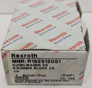 Rexroth R162912091 B. Runner Block CS Bearing Block ZUND - Picture 1 of 3