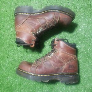 Dr. Martens Industrial Ironbridge Steel-Toe Work Boots Mens 8 Womens 9 Leather