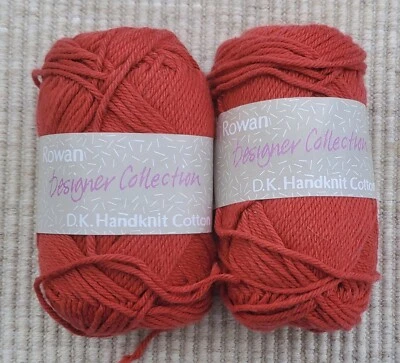 2 - Rowan Designer Collection D.K. Ручной вязки хлопок цвет алый # 255 - Изображение 1 из 2