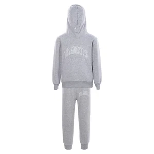 Boys Girls Fleece Pullover Hoodies Sweatshirt and Joggers Sweatpants Tracksuit - Picture 1 of 68