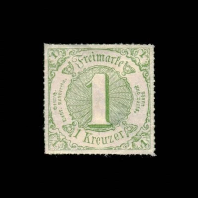 Germany, Thurn & Taxis Southern, Scott 60, Numeral, 1866, MH - Image 1 of 2