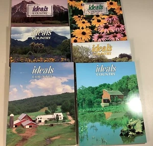 6 IDEALS MAGAZINES “ COUNTRY “ ISSUES 1989 92 95 98 05 06 POETRY PROSE GREAT CON - Foto 1 di 11