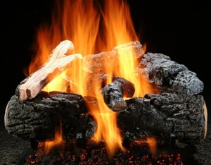 Hargrove Magnificent Series 21" Log Set Single Sided Vented Logs 6 pc Logs Only - Picture 1 of 1