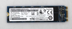 1pc SanDisk SSD Solid State Drive X400 M.2 2280 256GB Laptop Tested Working Used - Photo 1/1