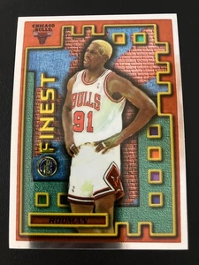 1995-96 Topps Finest Mystery Finest Bordered M 24 Dennis Rodman - Bild 1 von 2