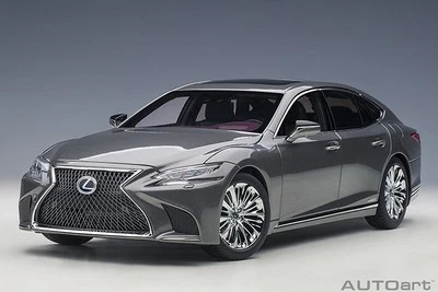 1/18 Lexus LS500h Model Car Manganese Luster Gray Metallic Crimson Black Inte... - Image 1 of 4