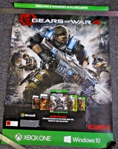 Gears Of War 4, Xbox One Windows 10 - Original Advertising Poster - Picture 1 of 9