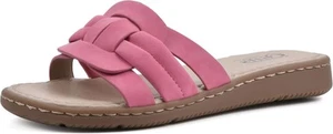 Cliffs By White Mountain Womens Squarely Sandals Size 9.5, Fuscia/Nubuck - NIB - Picture 1 of 7