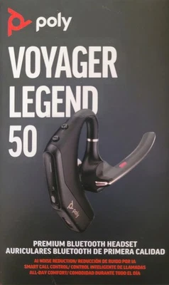 POLY Voyager Legend 50 Noise Cancelling Bluetooth Headset OPEN BOX - Image 1 of 4