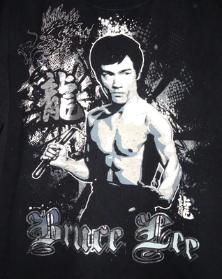 Camiseta De Colección Años 90 Bruce Lee Mediana Para Hombres Artes Marciales Karate MMA UFC Camiseta Foto 1 de 4