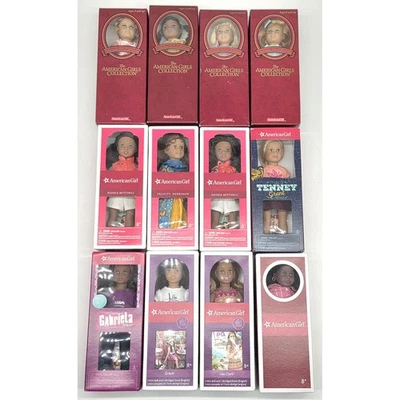Muñecas American Girl Mini 6" - Lote de 12 (Como se muestra) Foto 1 de 4