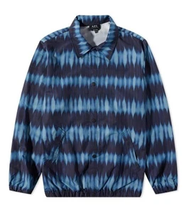 A.P.C. Men's Vladimir Coach Jacket in Dark Navy Men’s Size Medium - Picture 1 of 11