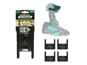 StealthMounts 4x Tool Storage Mounts for Hikoki, Metabo HPT & Hitachi 18v Tools - Picture 1 of 3