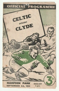 1951 GLASGOW CUP FINAL CLYDE v GLASGOW CELTIC - Picture 1 of 3