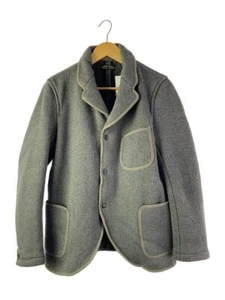 Browns Beach Jacket Tailored Wool Blend Size 38 Made in Japan Gray - Picture 1 of 5